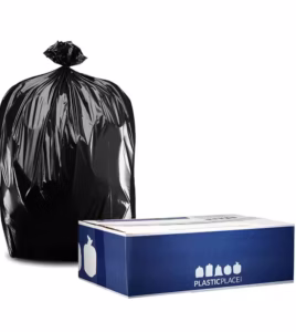 38X58; 55 Gallon Can Liners; 1.2Mil; Black - 100/cs