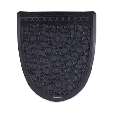 Urinal Mat 2.0, Rubber, 17 1/2 x 20, Black/Black, 6/Carton