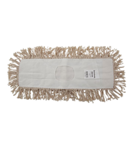 Dust Mop Cover; 18" Washable; White