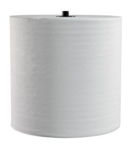 Transcend White Roll Towel; 1.25" Core; 1000'/roll - 6 rolls/case