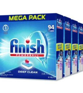 Finish Powerball Dishwasher Tabs, Fresh Scent; 94/bx; 4bx/cs
