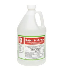 Sani-T-10 Plus; Food Contact Sanitizer; 1 Gallon Ea - 4/case