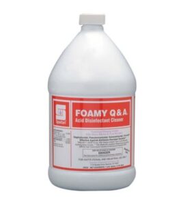 Foamy Q&A Disinfectant; Citrus Scent; 1 Gallon Ea - 4/case