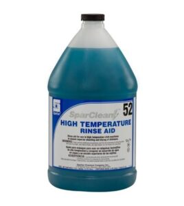 SparClean High Temperature Rinse Aid 52; 1 Gallon Ea - 4/case