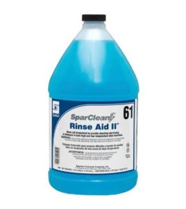 SparClean Rinse Aid II 61; 1 Gallon Ea - 4/case