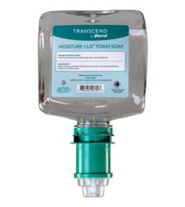 Transcend Moisture-Lux Foam Soap; Clear; 1250ml - 4/cs